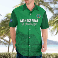 Custom Montserrat Football Hawaiian Shirt 2025 Go Emerald Boys