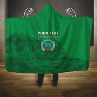 Custom Montserrat Football Hooded Blanket 2025 Go Emerald Boys