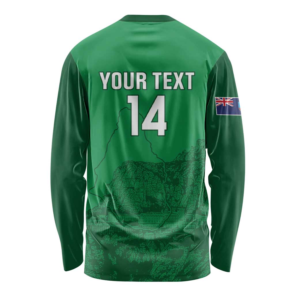 Custom Montserrat Football Long Sleeve Shirt 2025 Go Emerald Boys