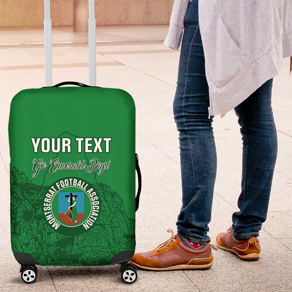 Custom Montserrat Football Luggage Cover 2025 Go Emerald Boys