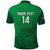 Custom Montserrat Football Polo Shirt 2025 Go Emerald Boys