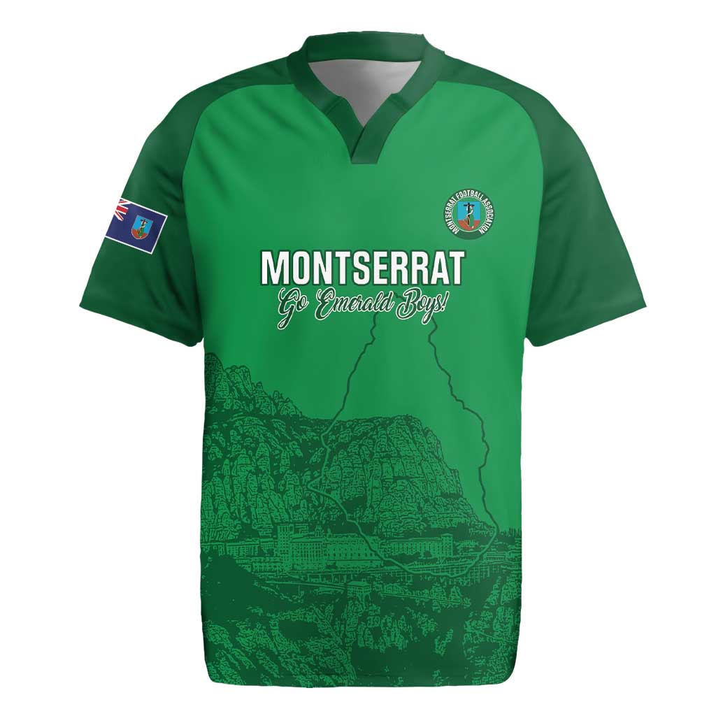 Custom Montserrat Football Rugby Jersey 2025 Go Emerald Boys