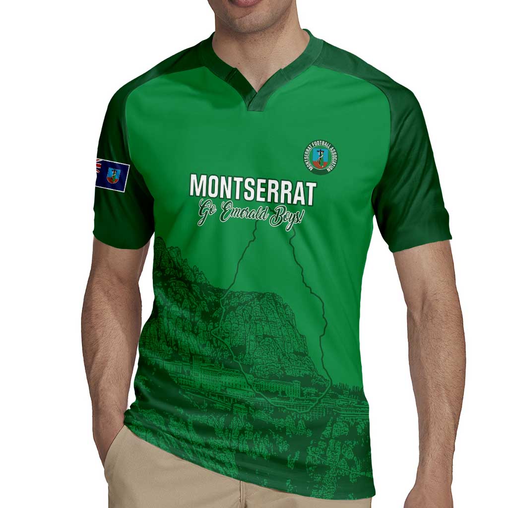 Custom Montserrat Football Rugby Jersey 2025 Go Emerald Boys