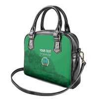 Custom Montserrat Football Shoulder Handbag 2025 Go Emerald Boys