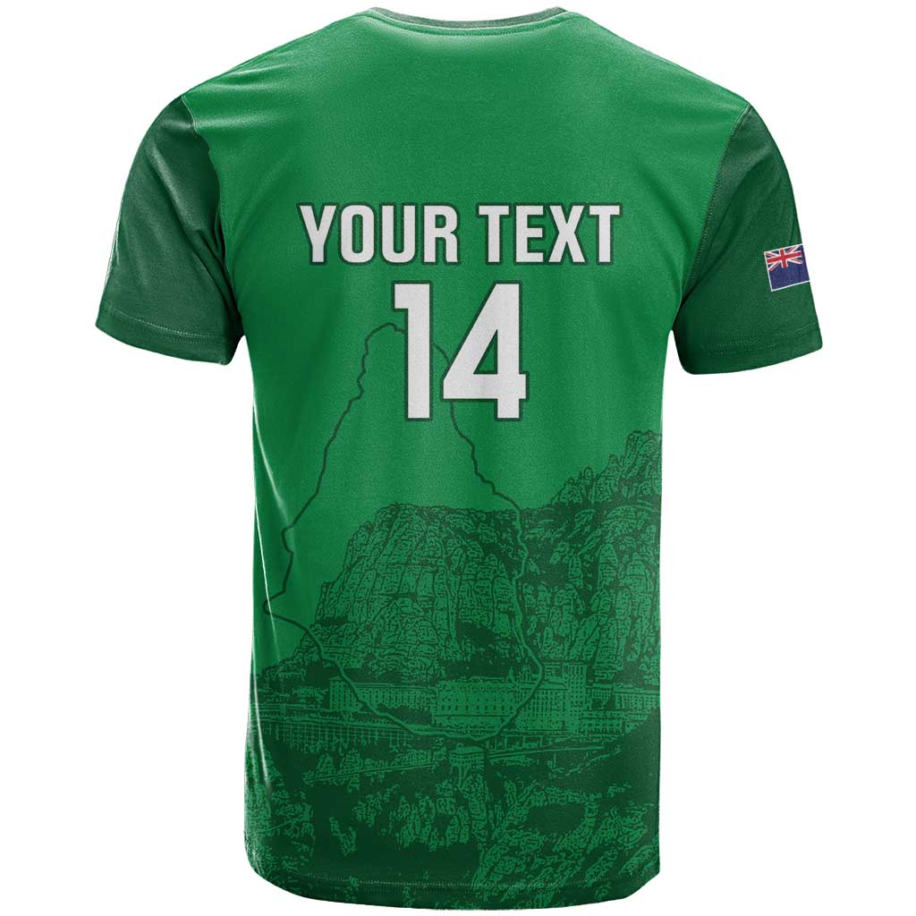 Custom Montserrat Football T Shirt 2025 Go Emerald Boys