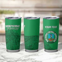 Custom Montserrat Football Tumbler Cup 2025 Go Emerald Boys