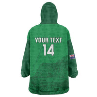 Custom Montserrat Football Wearable Blanket Hoodie 2025 Go Emerald Boys