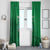 Custom Montserrat Football Window Curtain 2025 Go Emerald Boys