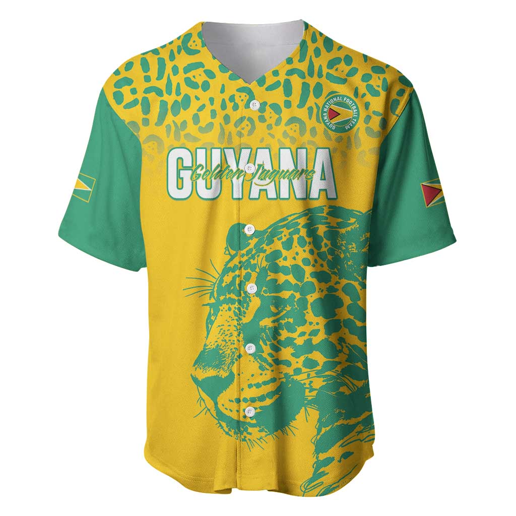 Custom Guyana Football Baseball Jersey 2025 Go Golden Jaguars