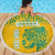 Custom Guyana Football Beach Blanket 2025 Go Golden Jaguars