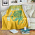 Custom Guyana Football Blanket 2025 Go Golden Jaguars