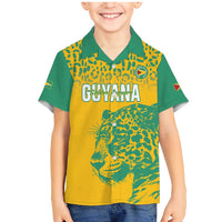 Custom Guyana Football Family Matching Mermaid Dress and Hawaiian Shirt 2025 Go Golden Jaguars