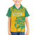 Custom Guyana Football Family Matching Off The Shoulder Long Sleeve Dress and Hawaiian Shirt 2025 Go Golden Jaguars