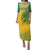Custom Guyana Football Family Matching Puletasi and Hawaiian Shirt 2025 Go Golden Jaguars