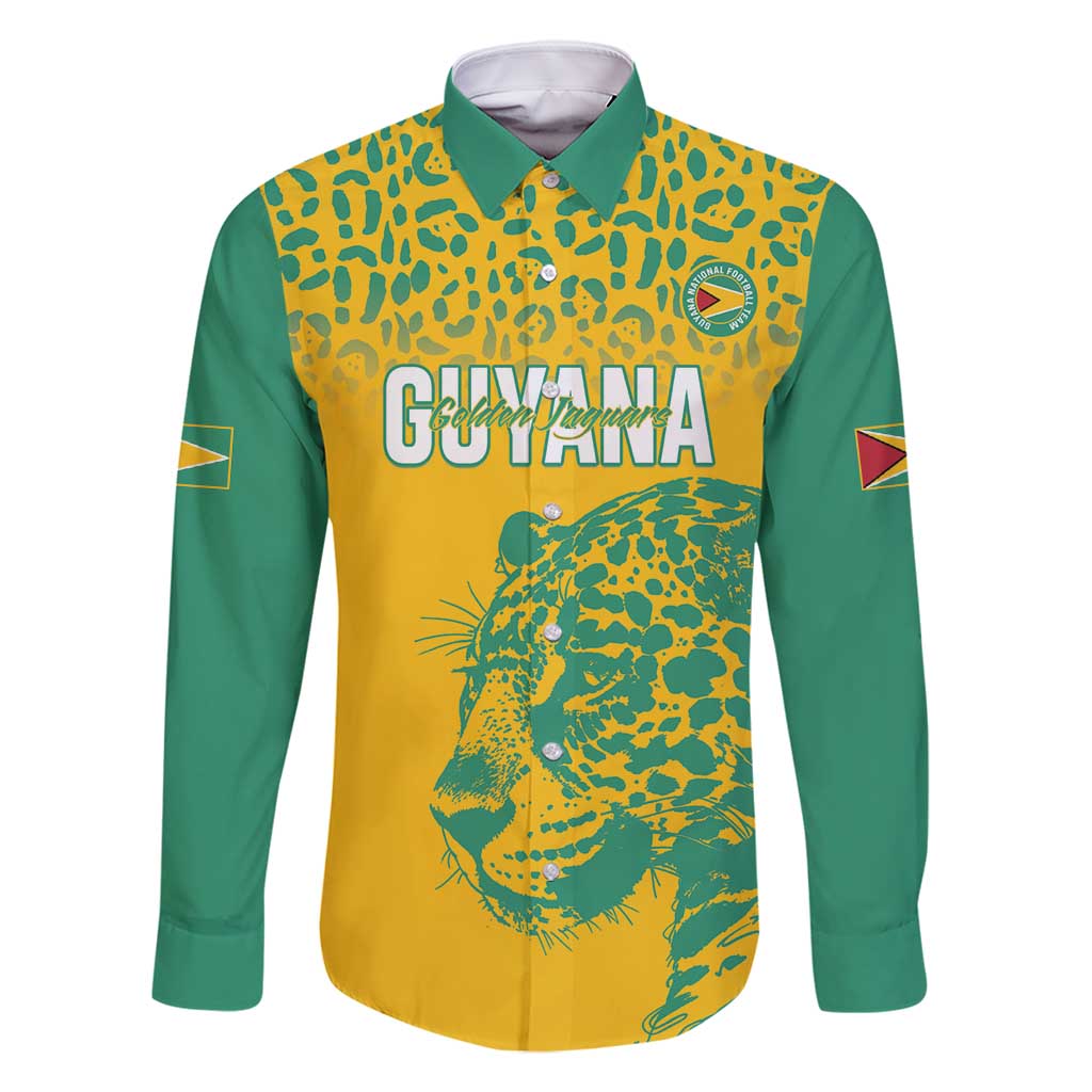 Custom Guyana Football Family Matching Summer Maxi Dress and Hawaiian Shirt 2025 Go Golden Jaguars