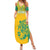 Custom Guyana Football Family Matching Summer Maxi Dress and Hawaiian Shirt 2025 Go Golden Jaguars