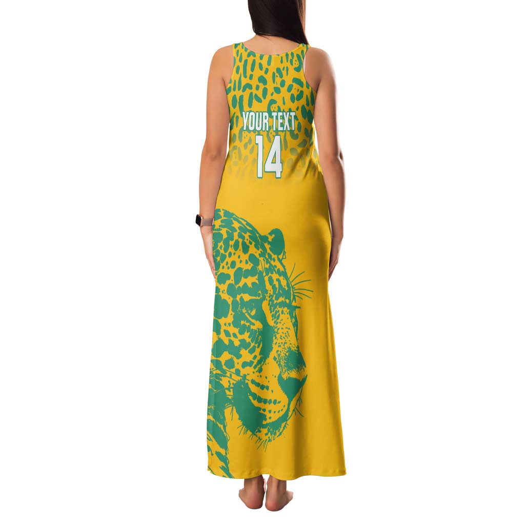Custom Guyana Football Family Matching Tank Maxi Dress and Hawaiian Shirt 2025 Go Golden Jaguars