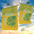 Custom Guyana Football Garden Flag 2025 Go Golden Jaguars