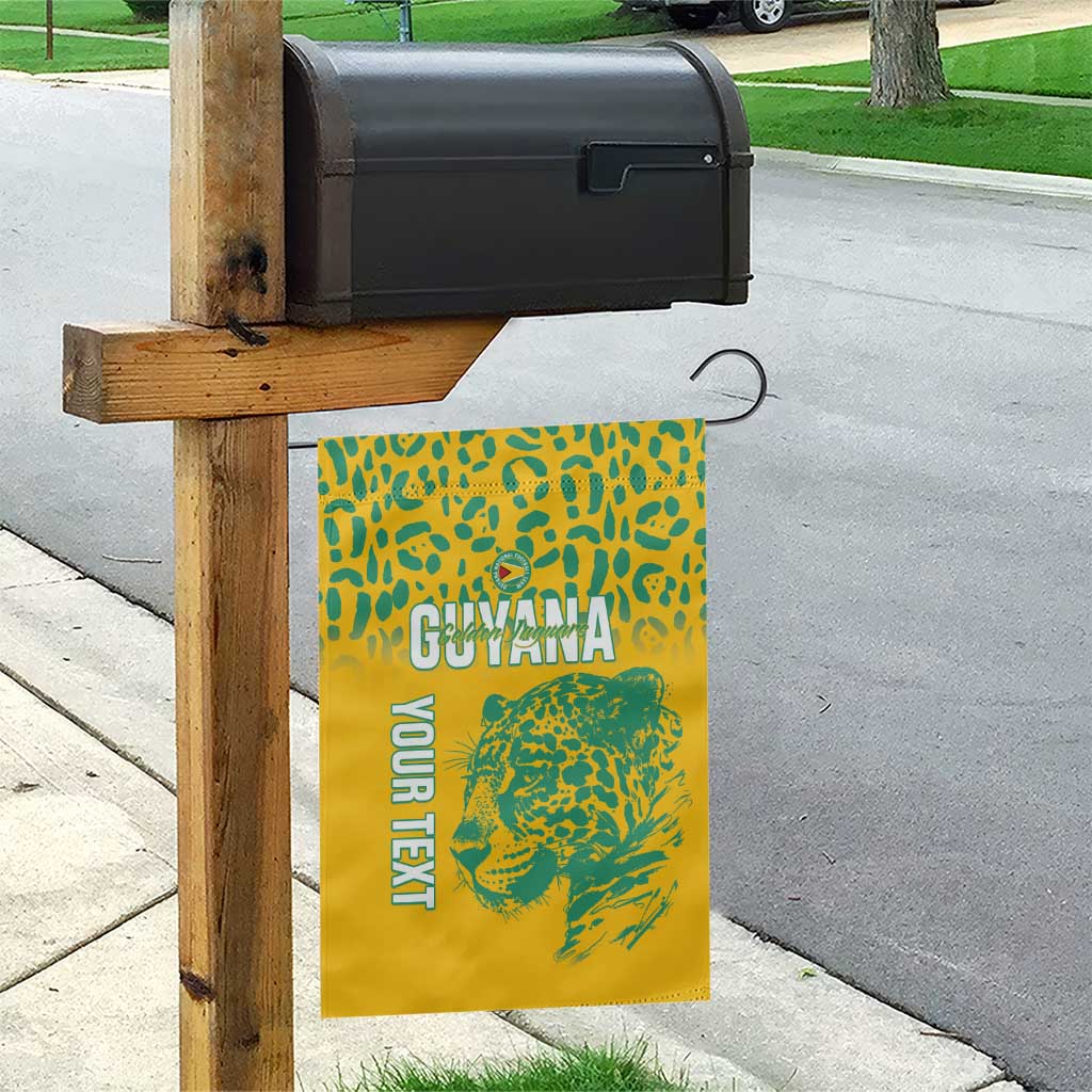 Custom Guyana Football Garden Flag 2025 Go Golden Jaguars