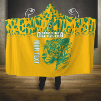 Custom Guyana Football Hooded Blanket 2025 Go Golden Jaguars