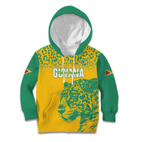 Custom Guyana Football Kid Hoodie 2025 Go Golden Jaguars