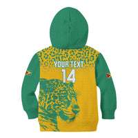 Custom Guyana Football Kid Hoodie 2025 Go Golden Jaguars