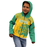 Custom Guyana Football Kid Hoodie 2025 Go Golden Jaguars