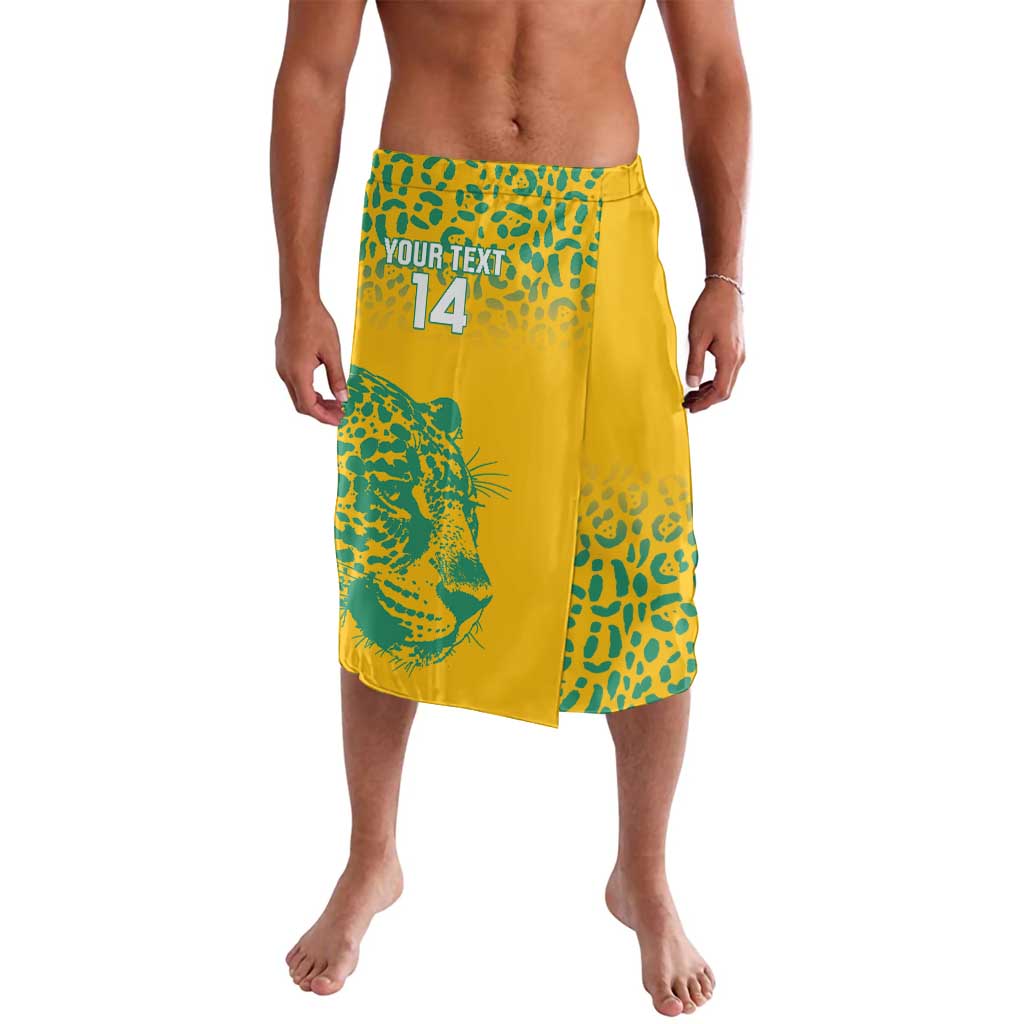 Custom Guyana Football Lavalava 2025 Go Golden Jaguars