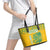 Custom Guyana Football Leather Tote Bag 2025 Go Golden Jaguars