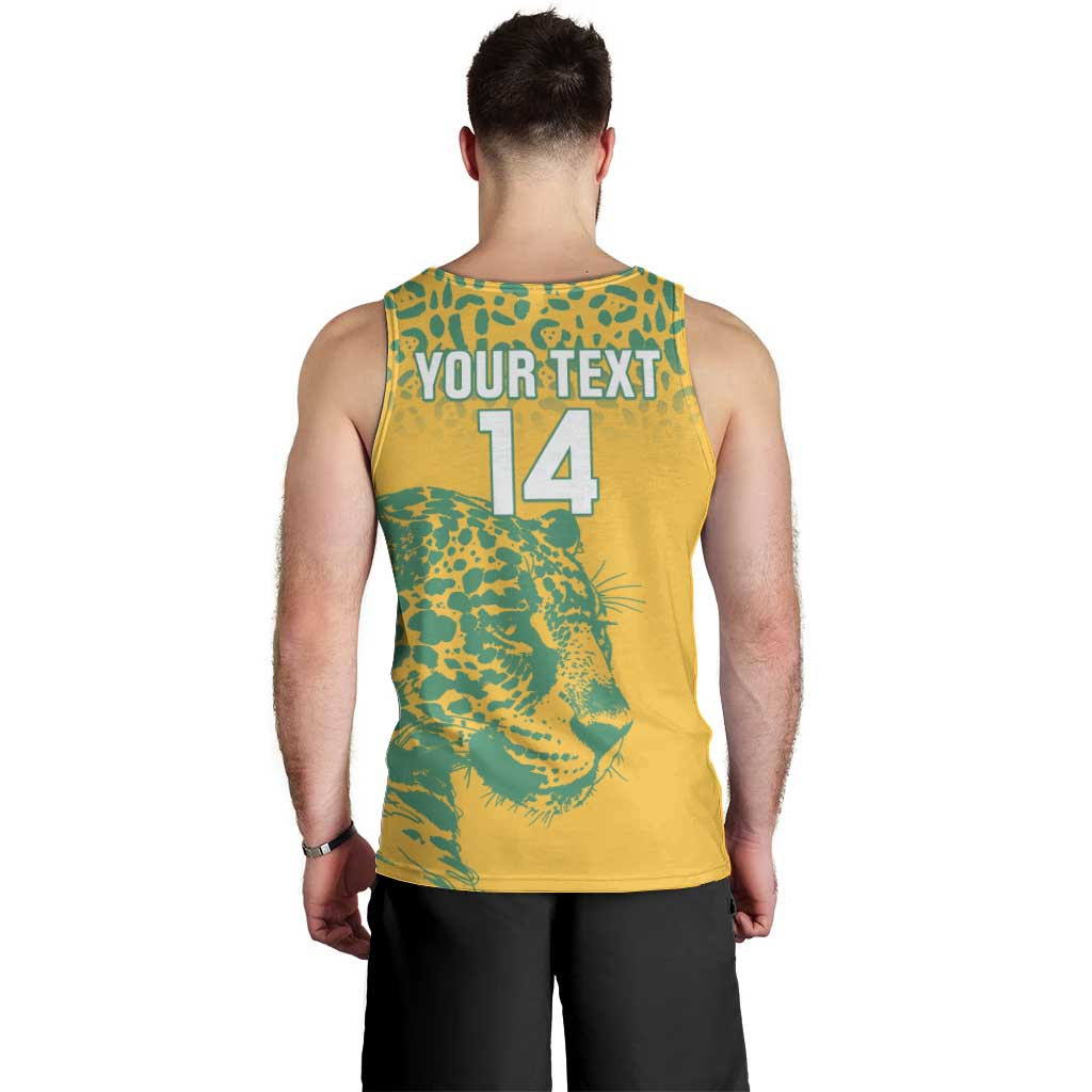 Custom Guyana Football Men Tank Top 2025 Go Golden Jaguars