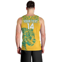 Custom Guyana Football Men Tank Top 2025 Go Golden Jaguars