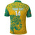Custom Guyana Football Polo Shirt 2025 Go Golden Jaguars