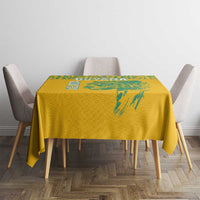 Custom Guyana Football Tablecloth 2025 Go Golden Jaguars