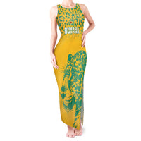 Custom Guyana Football Tank Maxi Dress 2025 Go Golden Jaguars