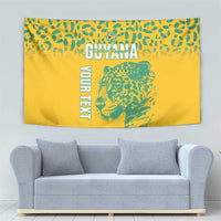 Custom Guyana Football Tapestry 2025 Go Golden Jaguars