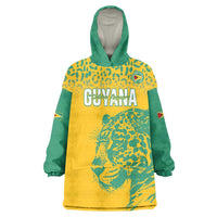 Custom Guyana Football Wearable Blanket Hoodie 2025 Go Golden Jaguars