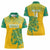Custom Guyana Football Women Polo Shirt 2025 Go Golden Jaguars
