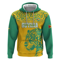 Custom Guyana Football Zip Hoodie 2025 Go Golden Jaguars