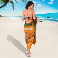 Custom Zambia Football Sarong Copper Queens Kente Pattern - Wonder Print Shop