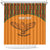 Custom Zambia Football Shower Curtain Copper Queens Kente Pattern