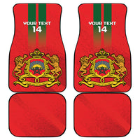 Custom Morocco Football Car Mats Go Lionesses of Atlas - Wonder Print Shop