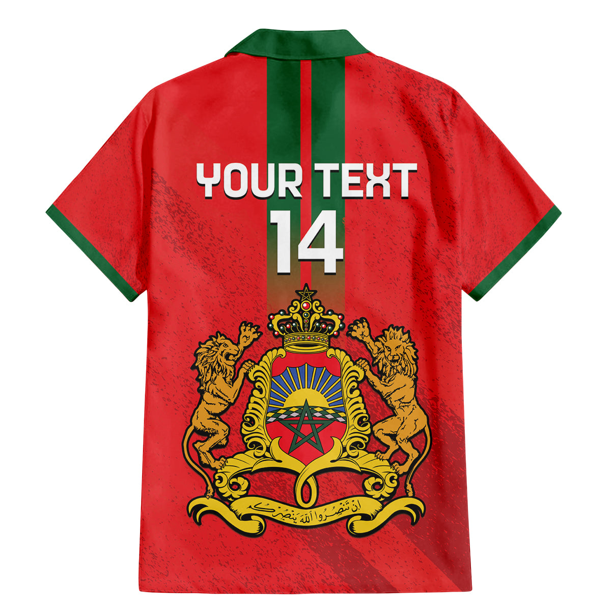 Custom Morocco Football Family Matching Mermaid Dress and Hawaiian Shirt Go Lionesses of Atlas - Wonder Print Shop