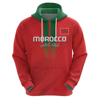 Custom Morocco Football Hoodie Go Lionesses of Atlas - Wonder Print Shop