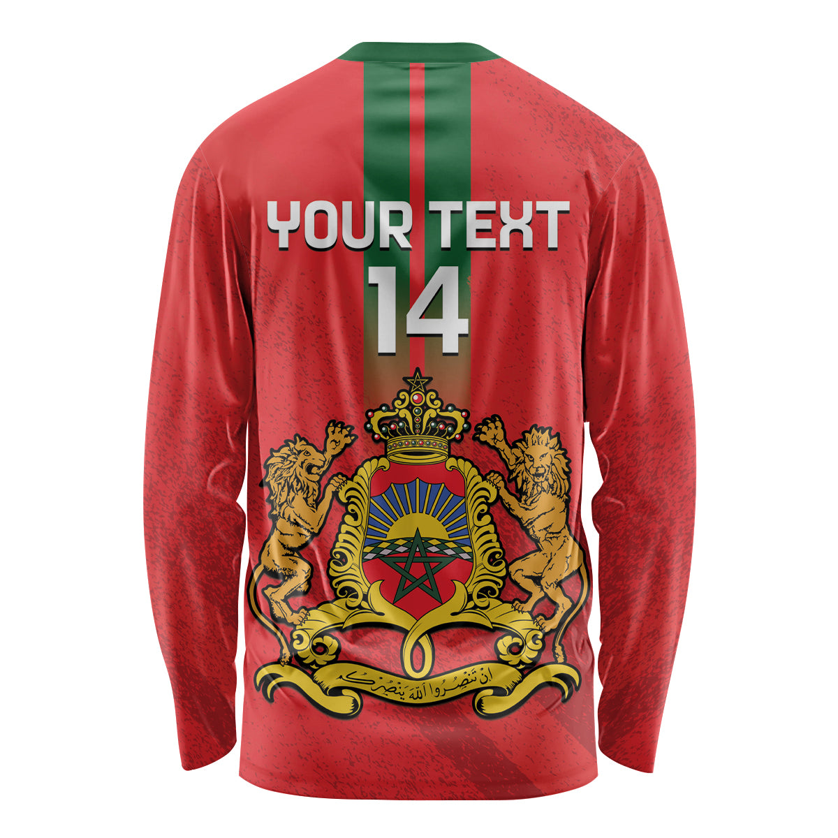 Custom Morocco Football Long Sleeve Shirt Go Lionesses of Atlas - Wonder Print Shop