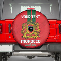 Custom Morocco Football Spare Tire Cover Go Lionesses of Atlas - Wonder Print Shop