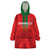 Custom Morocco Football Wearable Blanket Hoodie Go Lionesses of Atlas - Wonder Print Shop