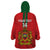 Custom Morocco Football Wearable Blanket Hoodie Go Lionesses of Atlas - Wonder Print Shop