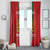 Custom Morocco Football Window Curtain Go Lionesses of Atlas - Wonder Print Shop