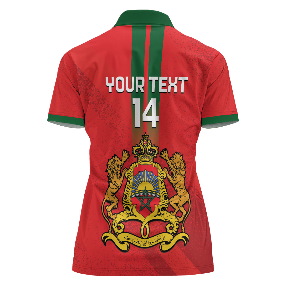 Custom Morocco Football Women Polo Shirt Go Lionesses of Atlas - Wonder Print Shop