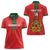 Custom Morocco Football Women Polo Shirt Go Lionesses of Atlas